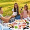 100Pcs 8oz Plastic Dessert Cups with Lids and Spoons,Disposable Parfait Cup Square Cake Containers for Party